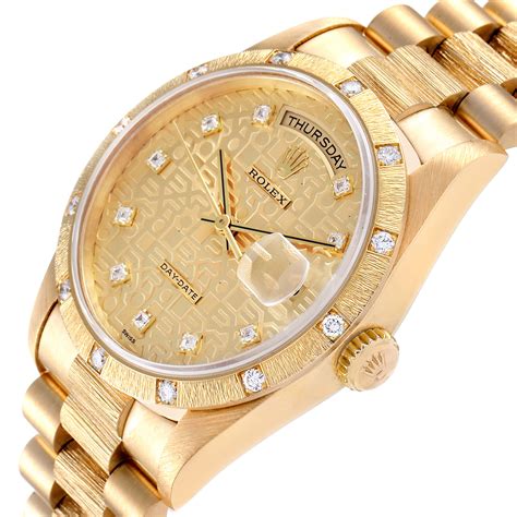 Rolex president 18k yellow gold